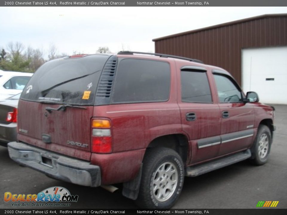 2003 Chevrolet Tahoe LS 4x4 Redfire Metallic / Gray/Dark Charcoal Photo #6