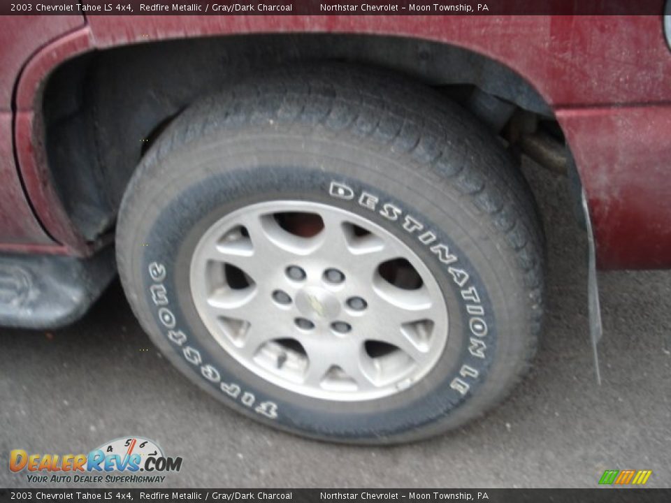 2003 Chevrolet Tahoe LS 4x4 Redfire Metallic / Gray/Dark Charcoal Photo #7