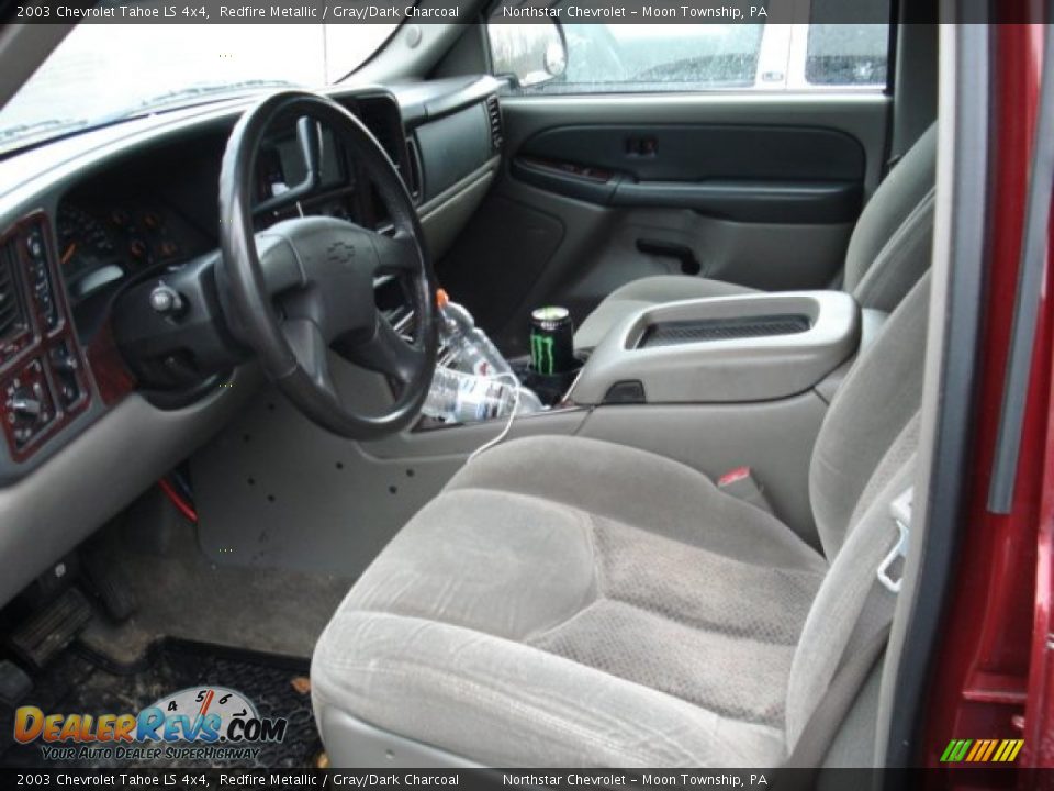 2003 Chevrolet Tahoe LS 4x4 Redfire Metallic / Gray/Dark Charcoal Photo #10