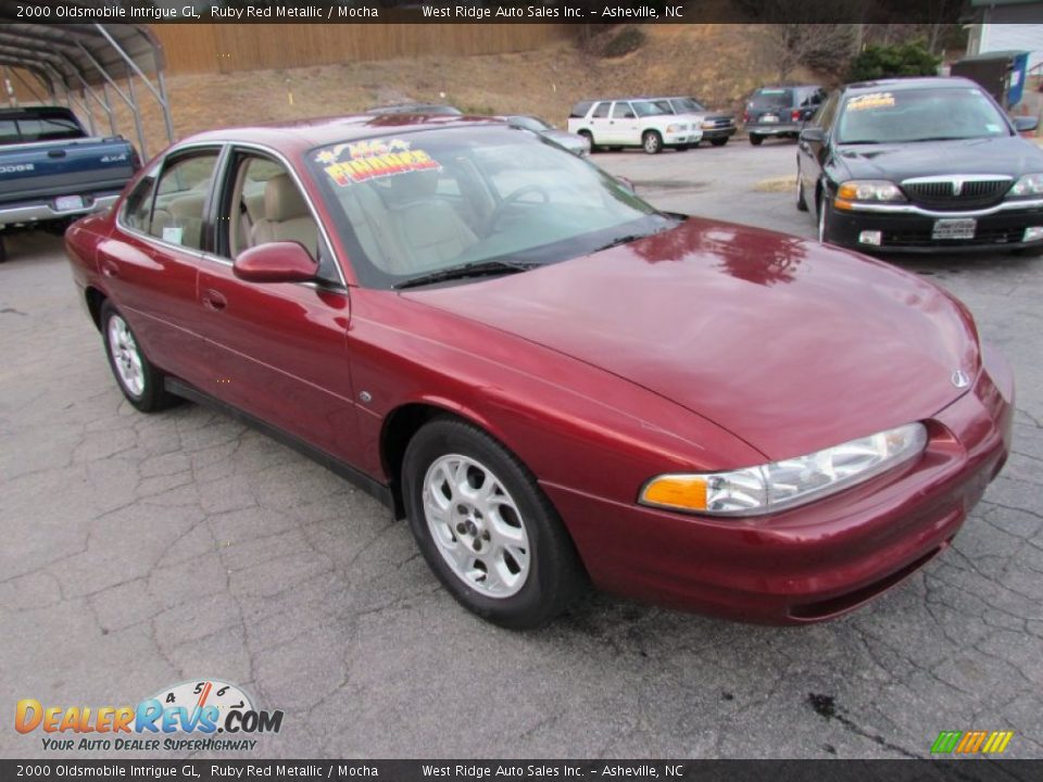 2000 Oldsmobile Intrigue GL Ruby Red Metallic / Mocha Photo #1