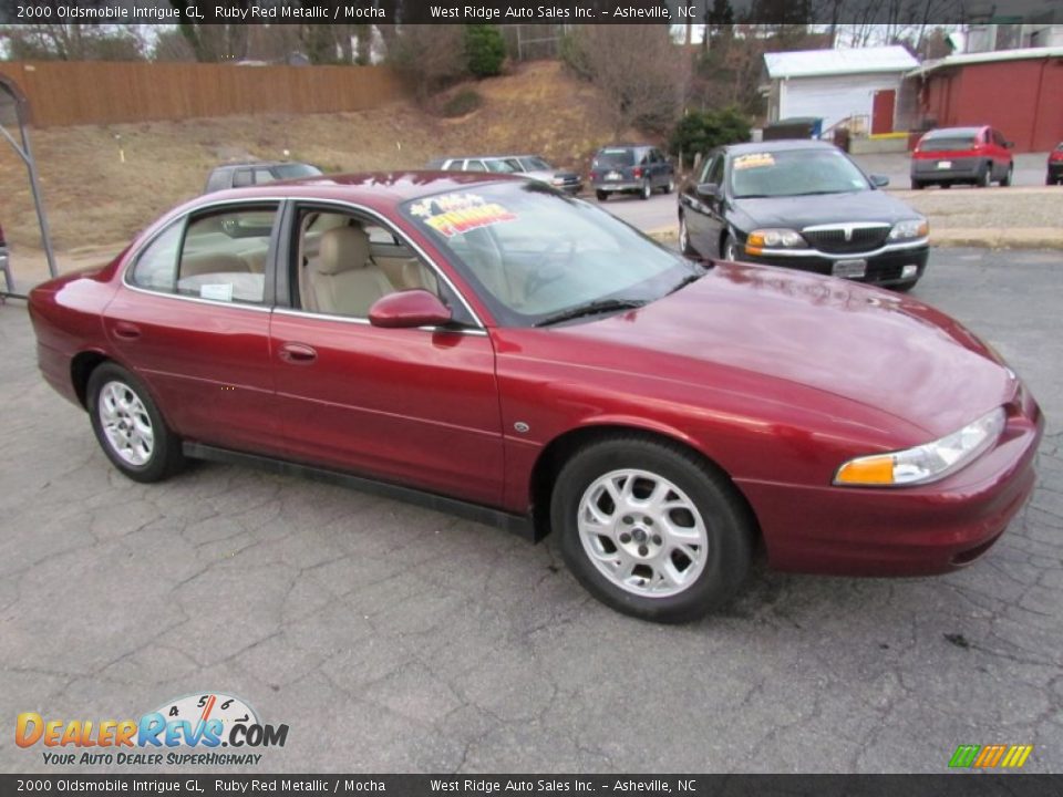 2000 Oldsmobile Intrigue GL Ruby Red Metallic / Mocha Photo #2