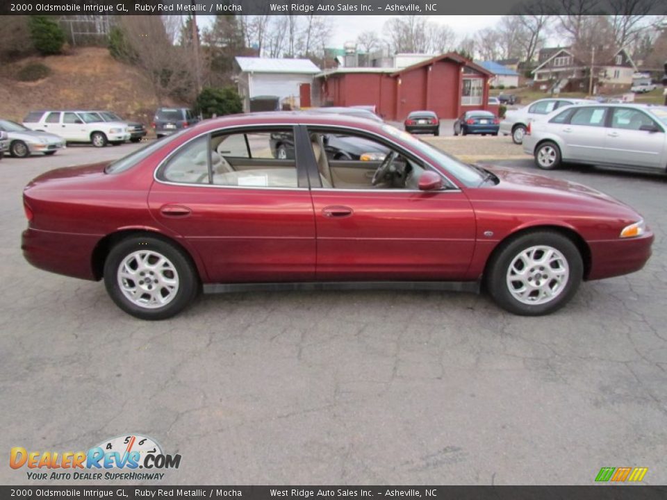 2000 Oldsmobile Intrigue GL Ruby Red Metallic / Mocha Photo #3