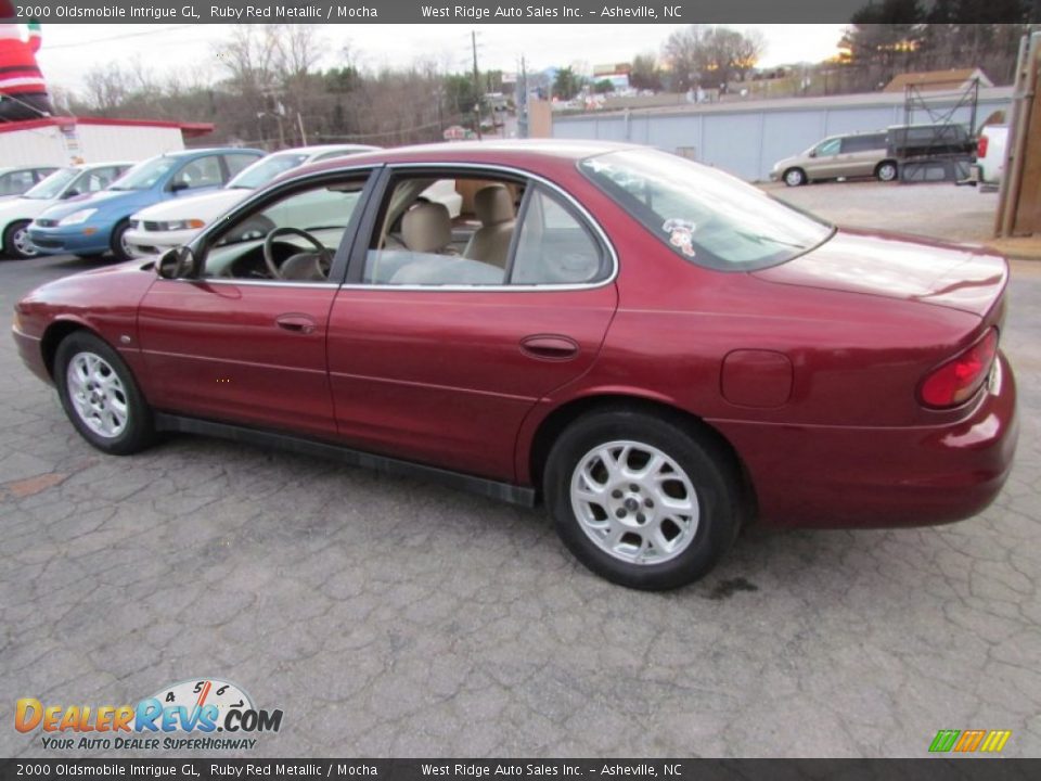 2000 Oldsmobile Intrigue GL Ruby Red Metallic / Mocha Photo #8