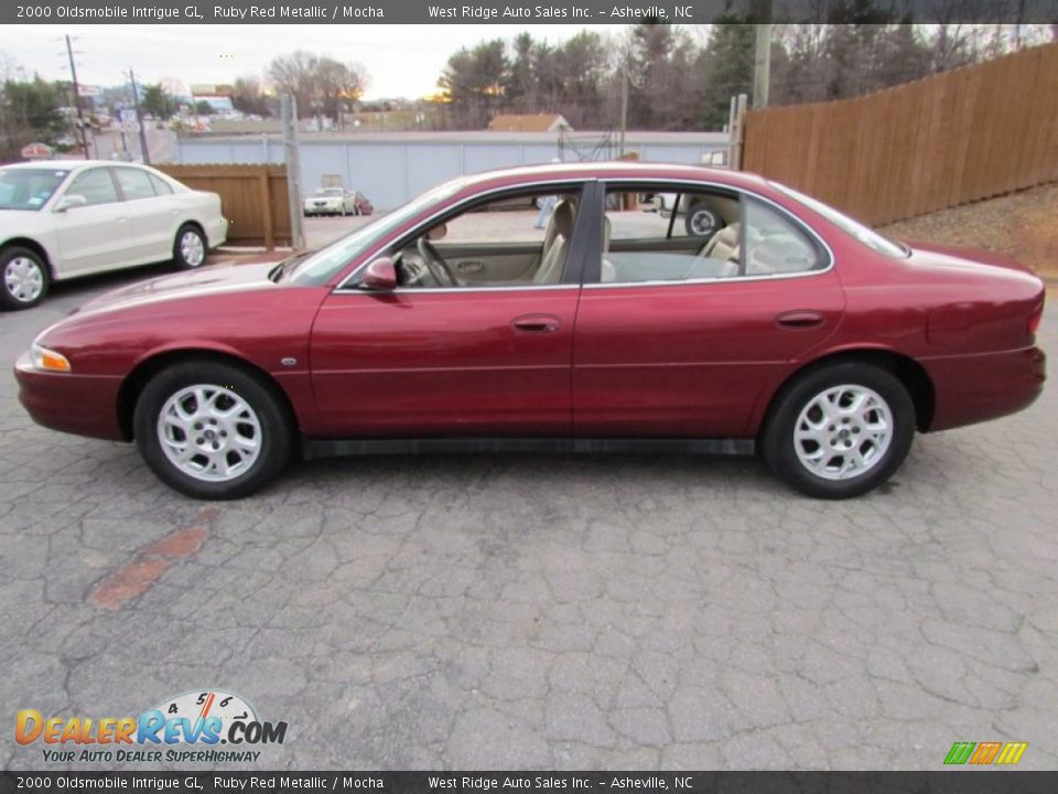2000 Oldsmobile Intrigue GL Ruby Red Metallic / Mocha Photo #9