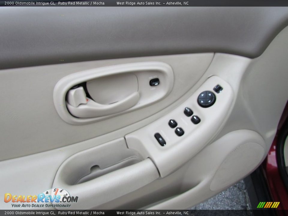 2000 Oldsmobile Intrigue GL Ruby Red Metallic / Mocha Photo #13