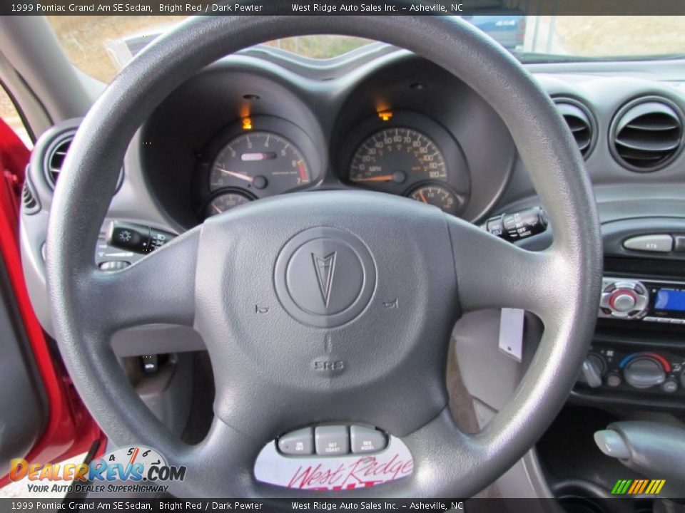 1999 Pontiac Grand Am SE Sedan Steering Wheel Photo #23
