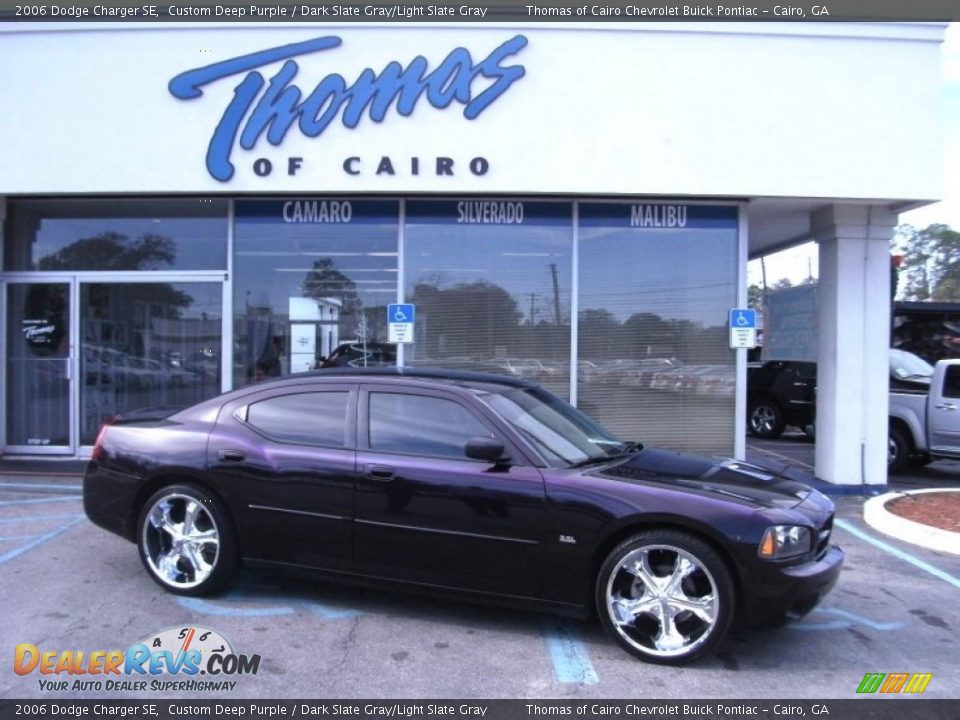 2006 Dodge Charger SE Custom Deep Purple / Dark Slate Gray/Light Slate Gray Photo #3