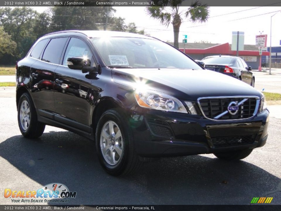 2012 Volvo XC60 3.2 AWD Black / Sandstone Photo #3