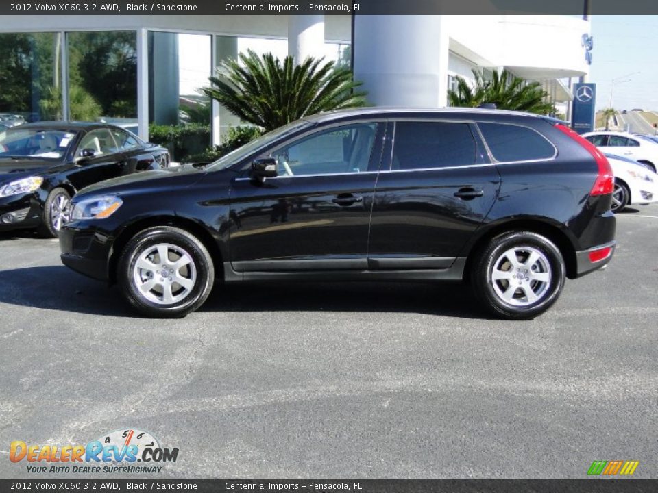 2012 Volvo XC60 3.2 AWD Black / Sandstone Photo #5