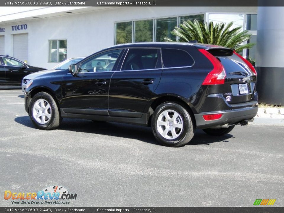 2012 Volvo XC60 3.2 AWD Black / Sandstone Photo #6