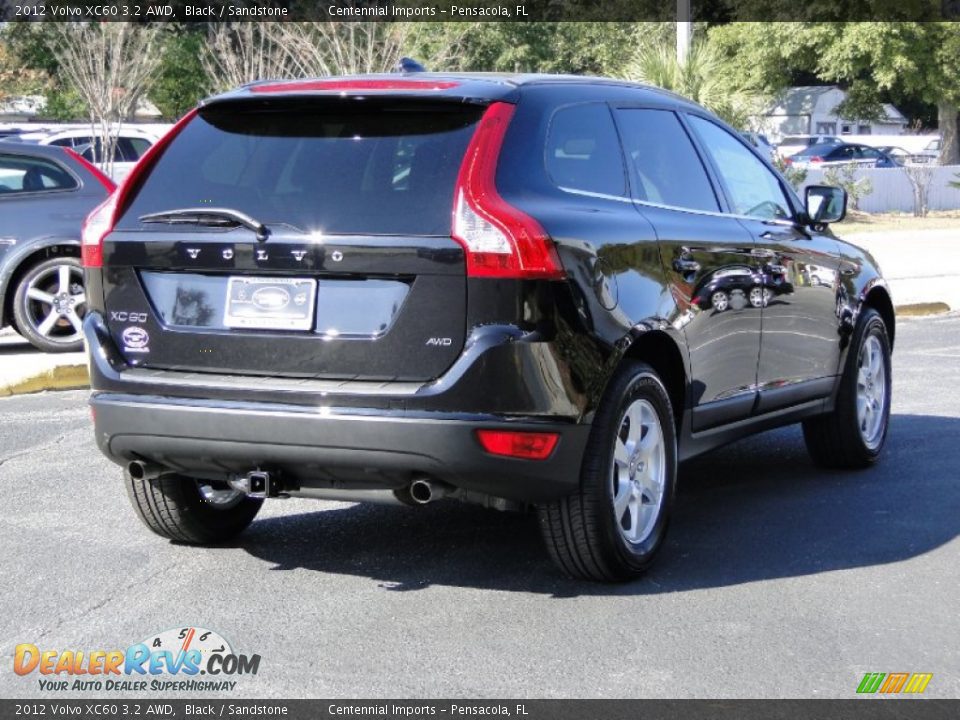 2012 Volvo XC60 3.2 AWD Black / Sandstone Photo #8