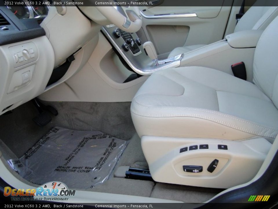 2012 Volvo XC60 3.2 AWD Black / Sandstone Photo #11