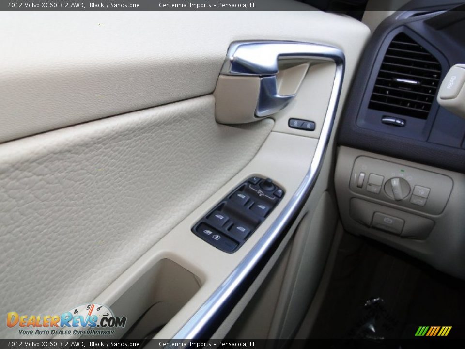 2012 Volvo XC60 3.2 AWD Black / Sandstone Photo #13