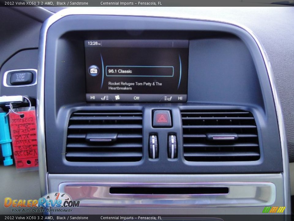2012 Volvo XC60 3.2 AWD Black / Sandstone Photo #16