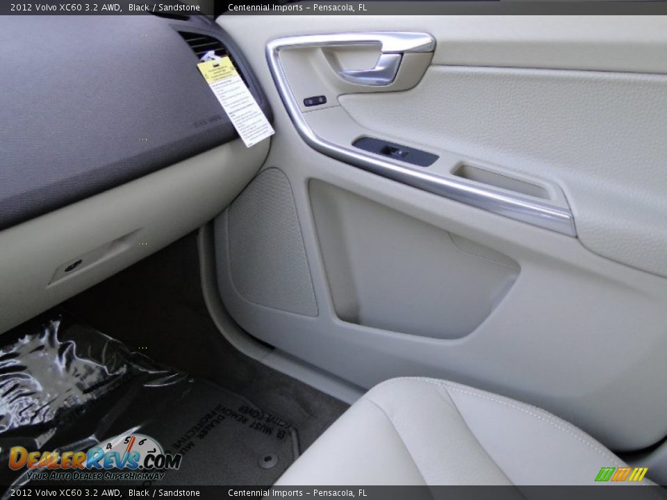 2012 Volvo XC60 3.2 AWD Black / Sandstone Photo #18