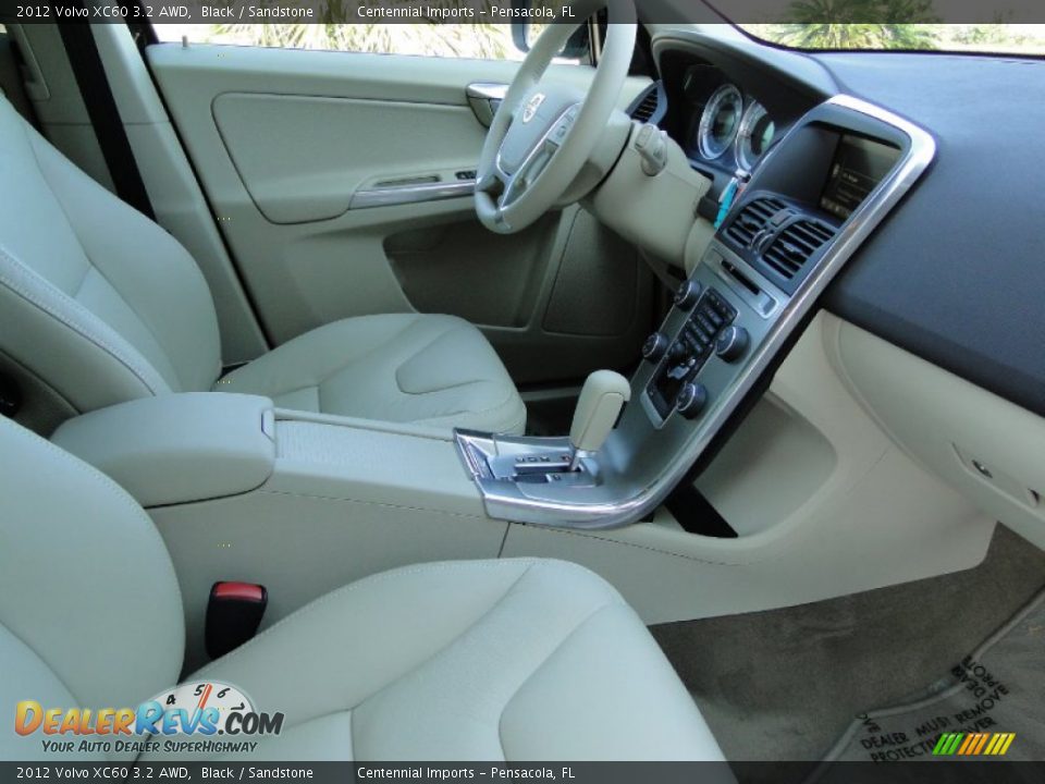 2012 Volvo XC60 3.2 AWD Black / Sandstone Photo #19