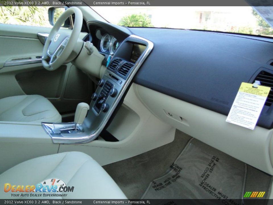 2012 Volvo XC60 3.2 AWD Black / Sandstone Photo #20