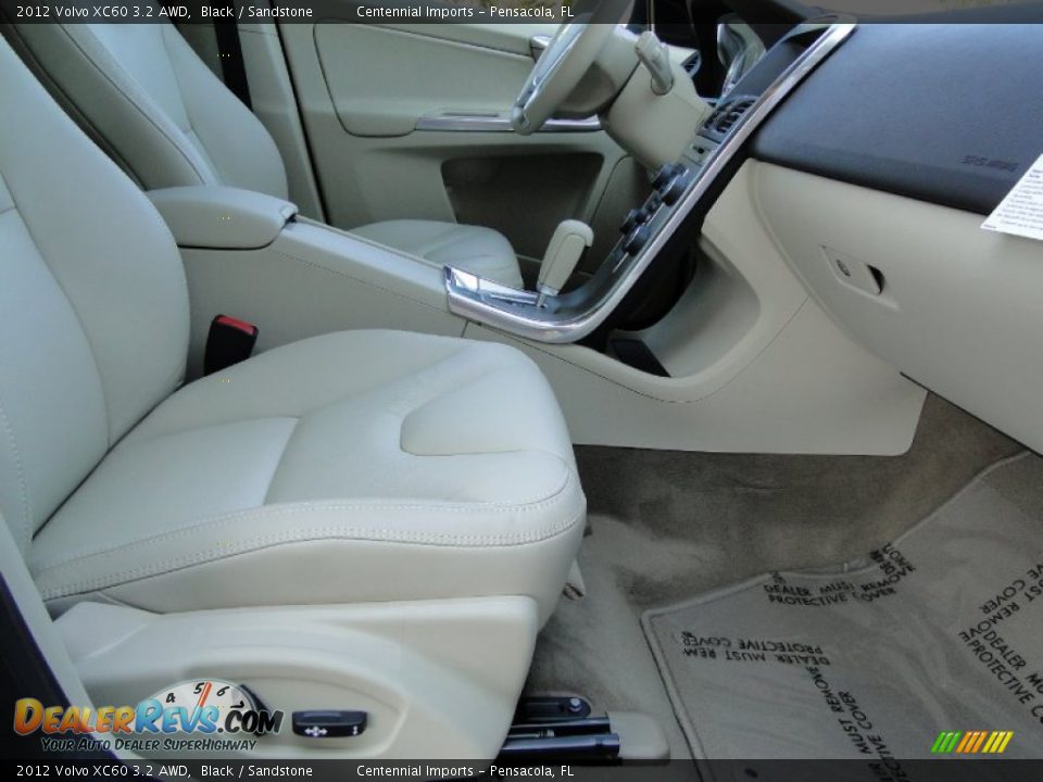 2012 Volvo XC60 3.2 AWD Black / Sandstone Photo #21