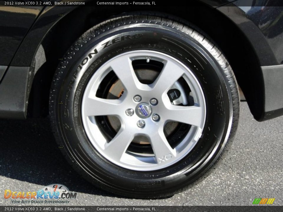 2012 Volvo XC60 3.2 AWD Black / Sandstone Photo #24