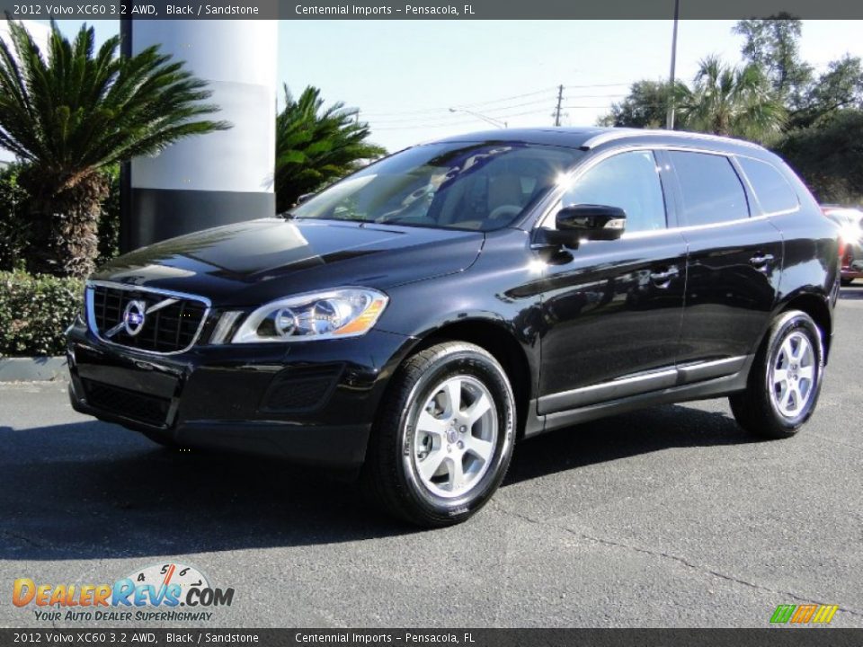 2012 Volvo XC60 3.2 AWD Black / Sandstone Photo #25