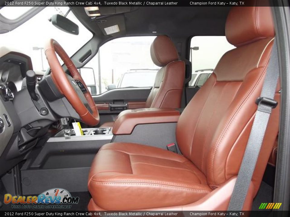 Chaparral Leather Interior - 2012 Ford F250 Super Duty King Ranch Crew Cab 4x4 Photo #9