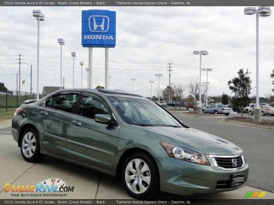 2010 Honda Accord EX Sedan Mystic Green Metallic / Black Photo #3