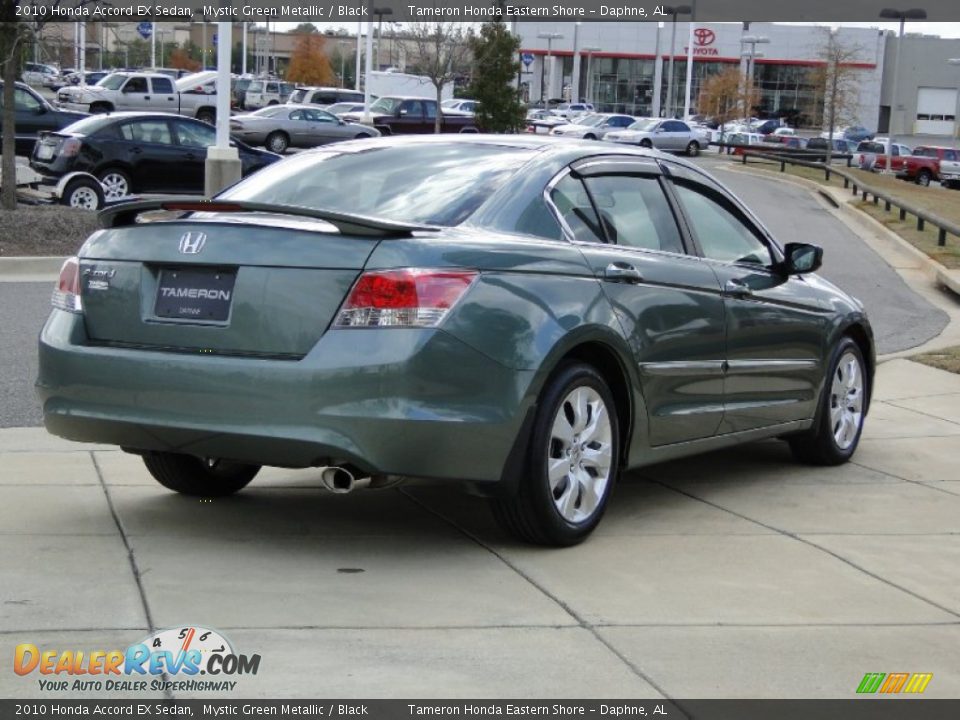 2010 Honda Accord EX Sedan Mystic Green Metallic / Black Photo #6