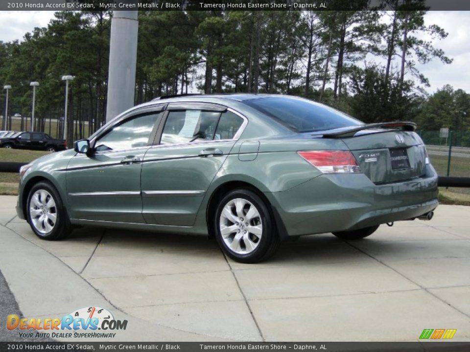 2010 Honda Accord EX Sedan Mystic Green Metallic / Black Photo #7
