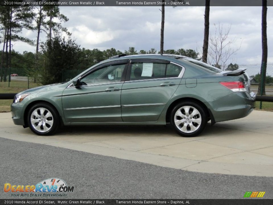 2010 Honda Accord EX Sedan Mystic Green Metallic / Black Photo #8
