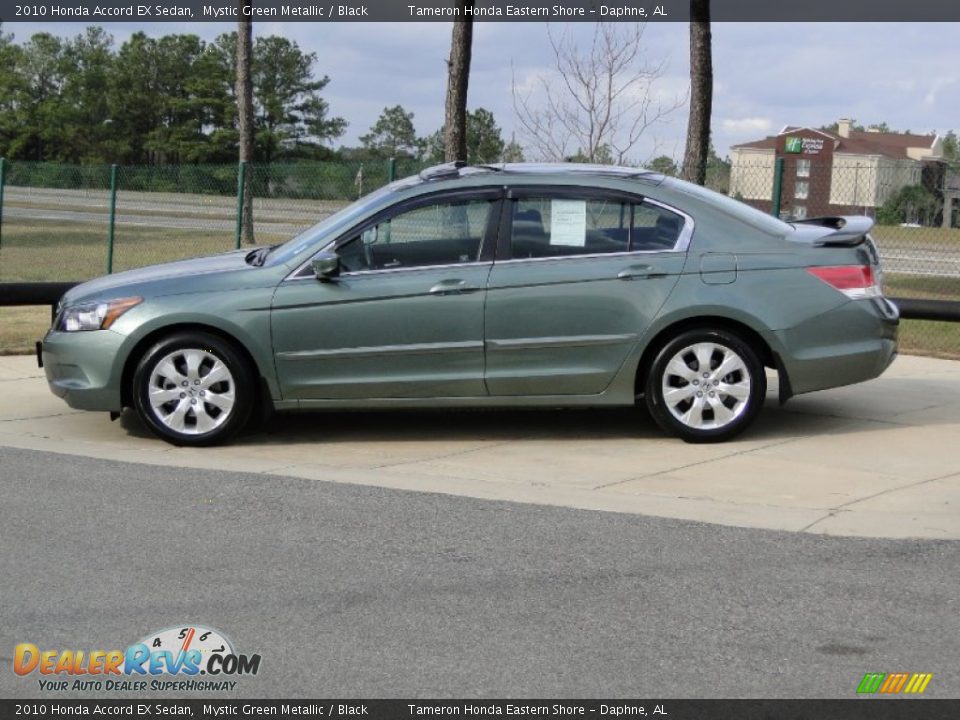 2010 Honda Accord EX Sedan Mystic Green Metallic / Black Photo #9