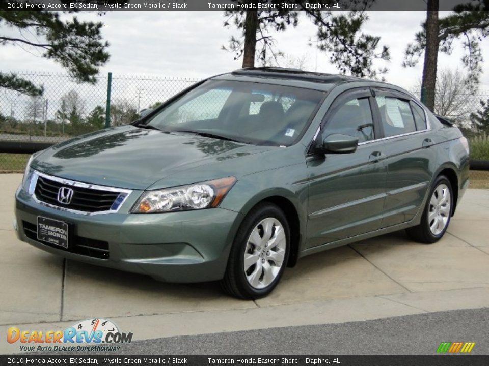 2010 Honda Accord EX Sedan Mystic Green Metallic / Black Photo #11