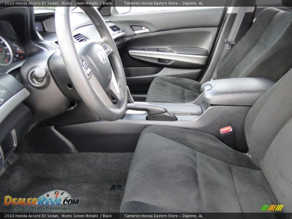 2010 Honda Accord EX Sedan Mystic Green Metallic / Black Photo #13