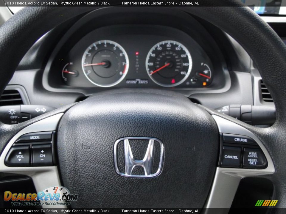 2010 Honda Accord EX Sedan Mystic Green Metallic / Black Photo #17