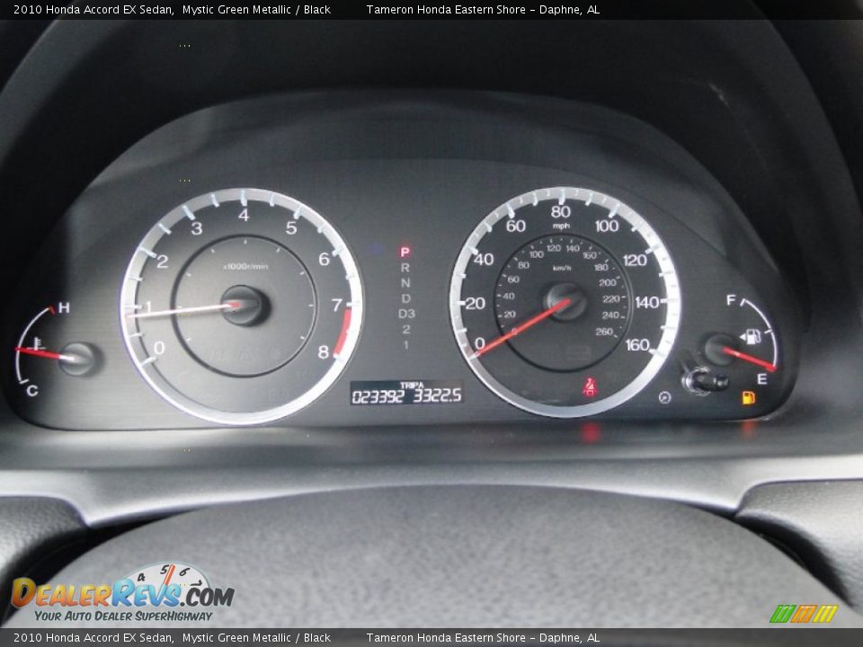 2010 Honda Accord EX Sedan Mystic Green Metallic / Black Photo #18