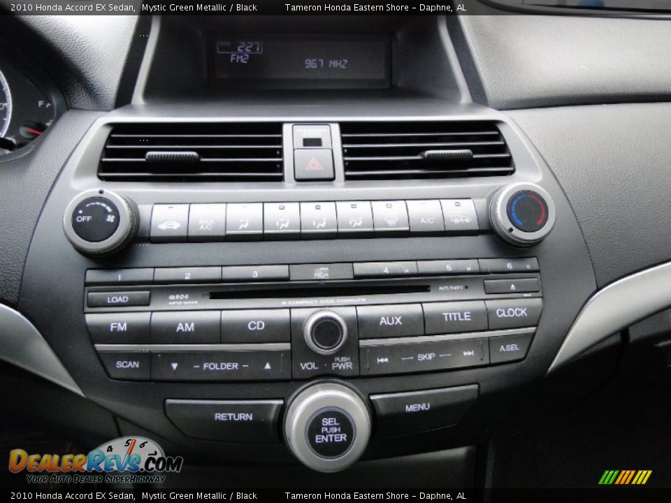 2010 Honda Accord EX Sedan Mystic Green Metallic / Black Photo #21