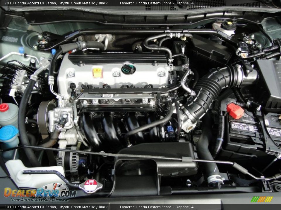 2010 Honda Accord EX Sedan Mystic Green Metallic / Black Photo #32