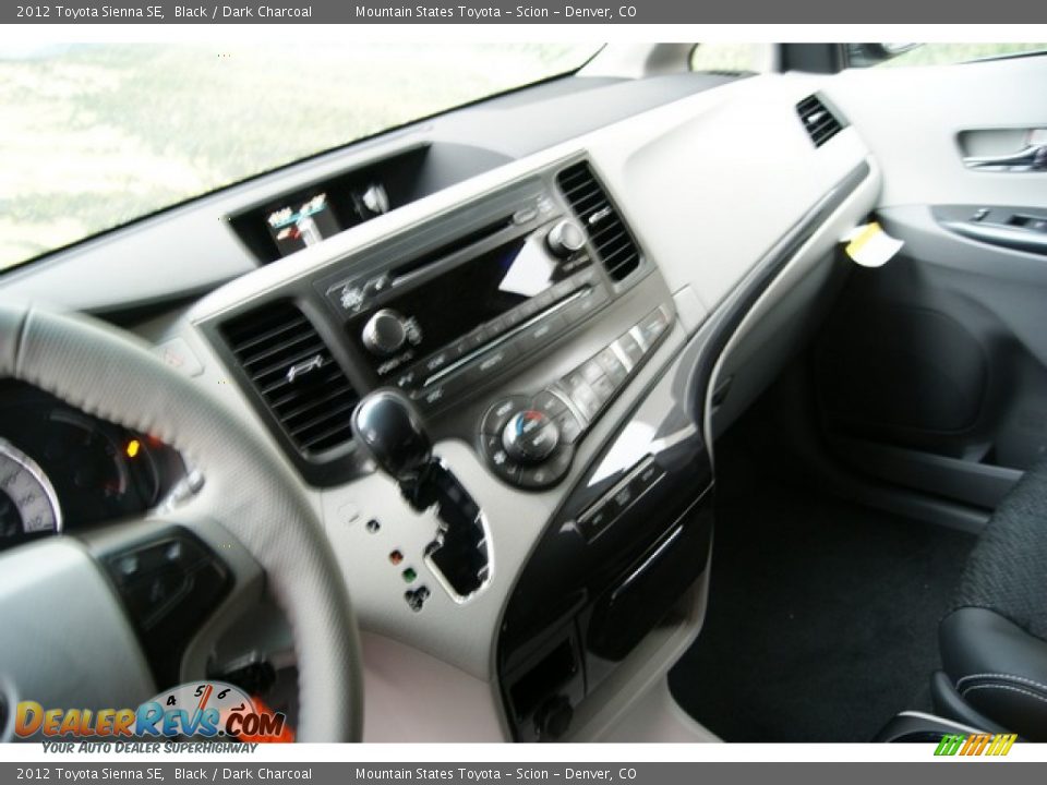 2012 Toyota Sienna SE Black / Dark Charcoal Photo #6