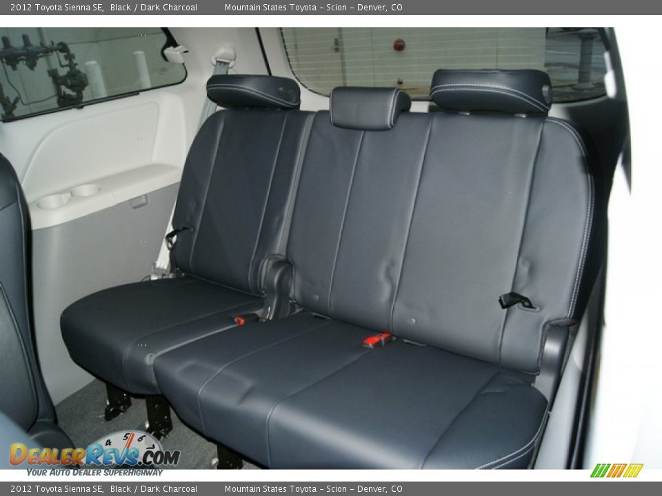 2012 Toyota Sienna SE Black / Dark Charcoal Photo #11