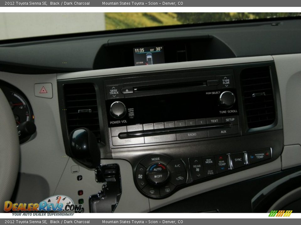 2012 Toyota Sienna SE Black / Dark Charcoal Photo #15
