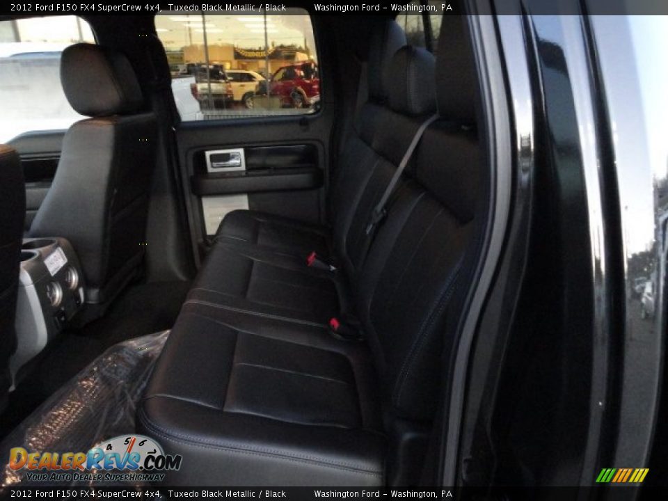 Black Interior - 2012 Ford F150 FX4 SuperCrew 4x4 Photo #11