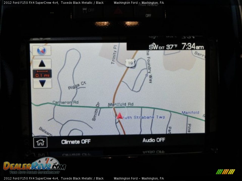 Navigation of 2012 Ford F150 FX4 SuperCrew 4x4 Photo #17