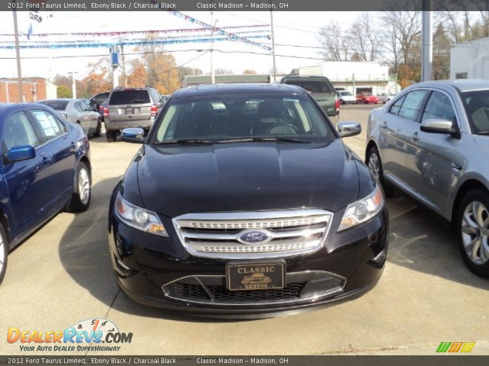 2012 Ford Taurus Limited Ebony Black / Charcoal Black Photo #1