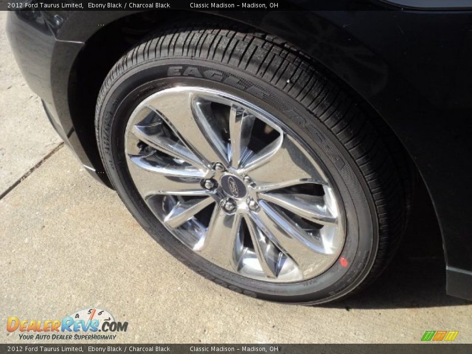 2012 Ford Taurus Limited Ebony Black / Charcoal Black Photo #4