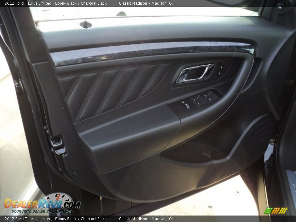 2012 Ford Taurus Limited Ebony Black / Charcoal Black Photo #5