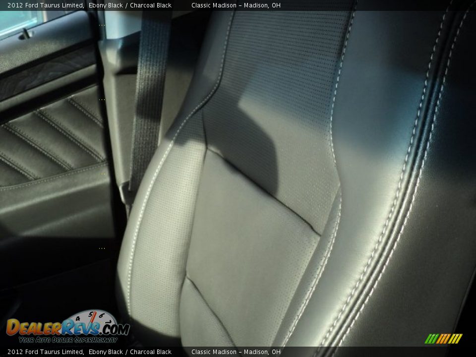 2012 Ford Taurus Limited Ebony Black / Charcoal Black Photo #8