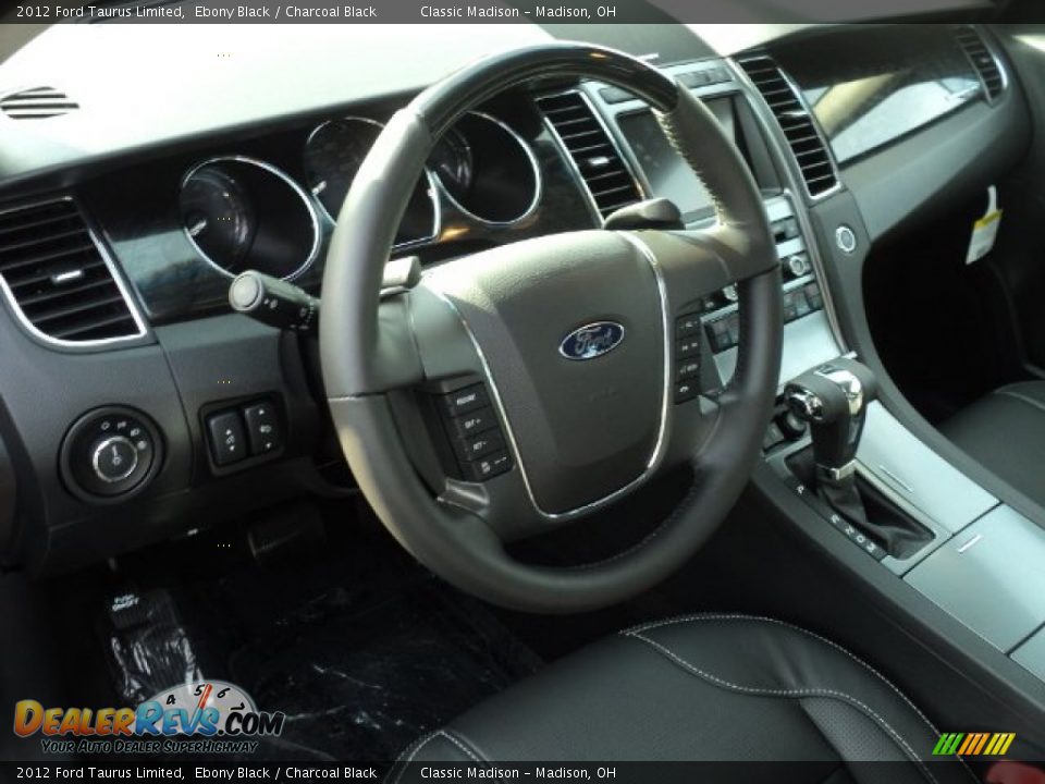 2012 Ford Taurus Limited Steering Wheel Photo #10