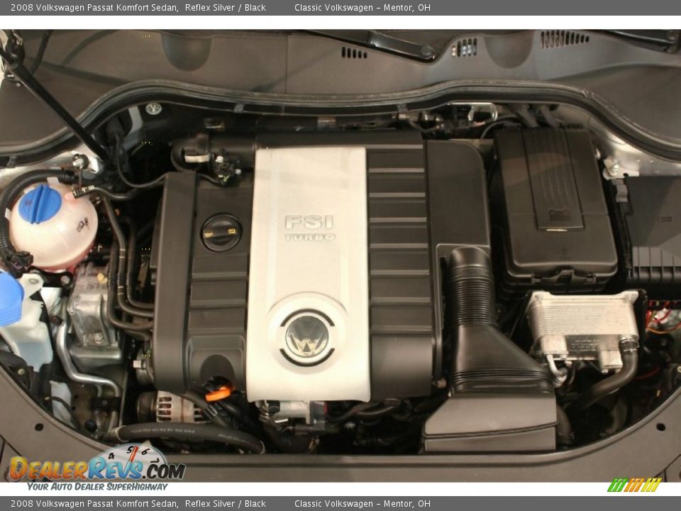 2008 Volkswagen Passat Komfort Sedan Reflex Silver / Black Photo #18