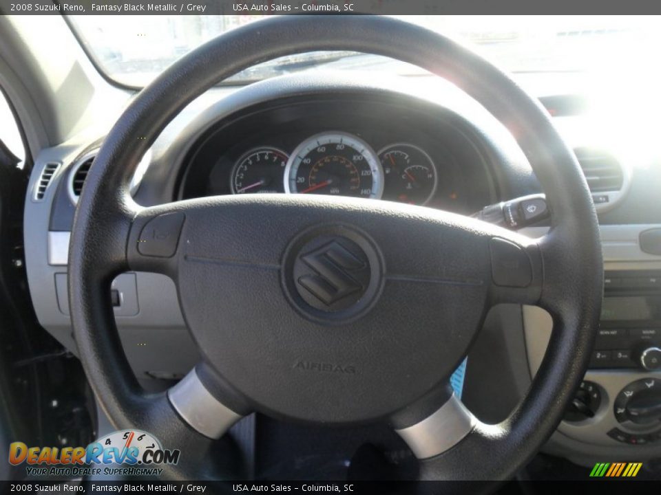 2008 Suzuki Reno Fantasy Black Metallic / Grey Photo #14