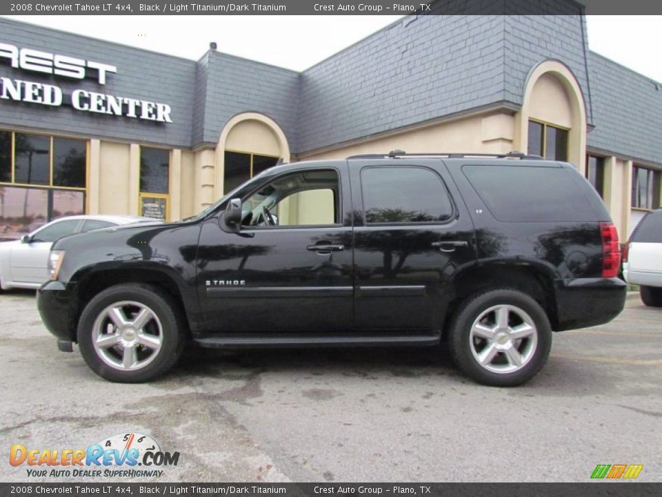 2008 Chevrolet Tahoe LT 4x4 Black / Light Titanium/Dark Titanium Photo #1