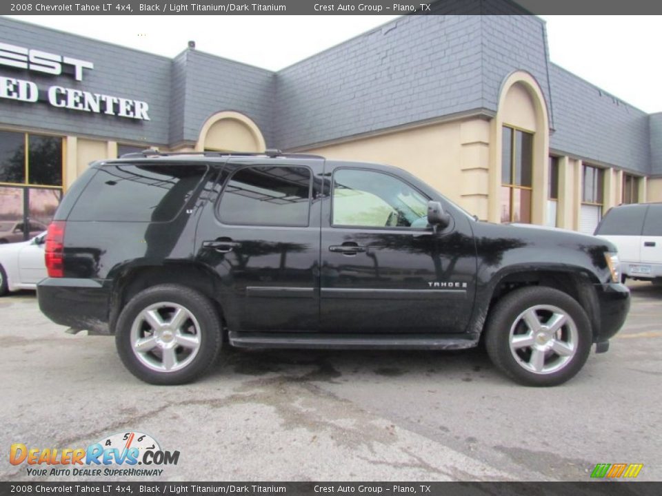 2008 Chevrolet Tahoe LT 4x4 Black / Light Titanium/Dark Titanium Photo #4
